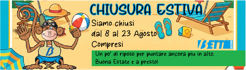 CHIUSURA ESTIVA 2026